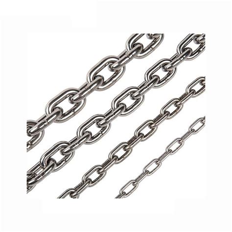 Galvanized Iron Long Link Chain Din766 Welded Chain China Galvanized