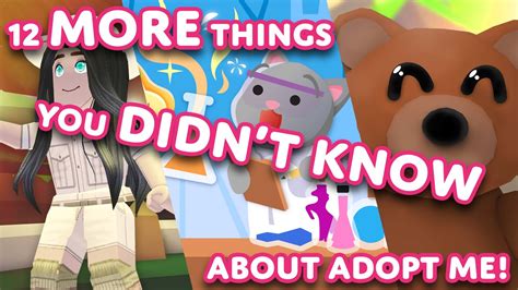 👀 12 More Things You Didnt Know About Adopt Me On Roblox 🙊 Youtube
