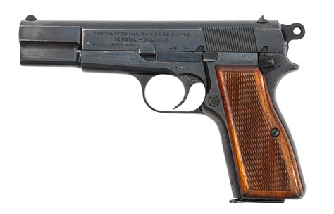 Pistol Fn Browning High Power M35 Austrian Gendarmerie Cal 9 Mm Luger
