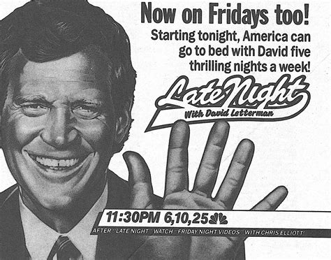Late Night With David Letterman 1982