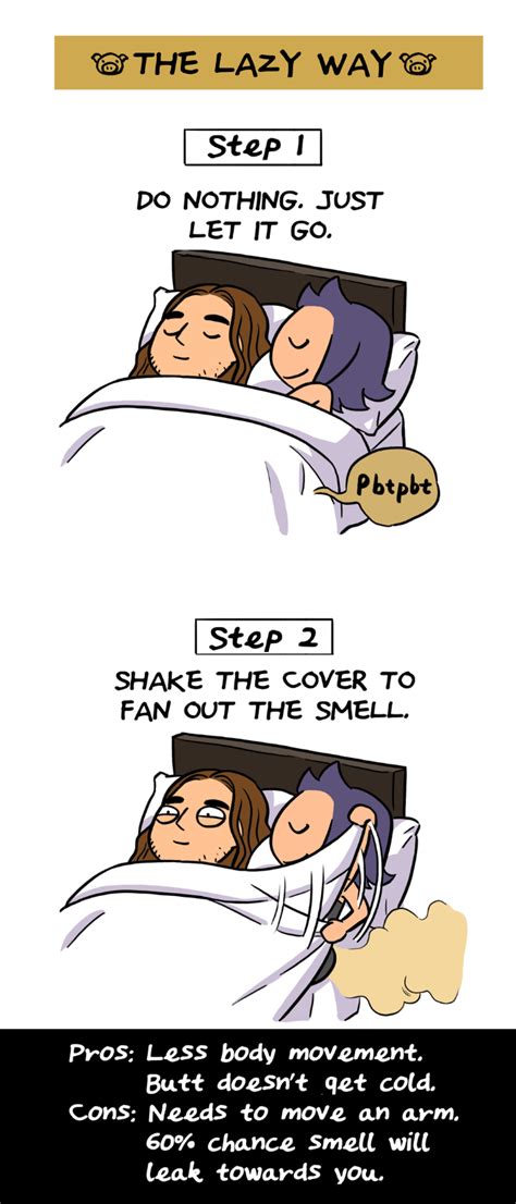 Farting In Bed Etiquette Illustrated Guide