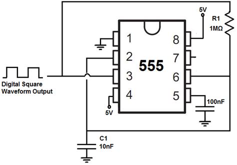 Digital Timer Circuit Using 555 Timer
