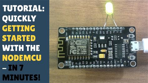Tutorial Quickly Getting Started With Nodemcu Esp8266 12e In 7