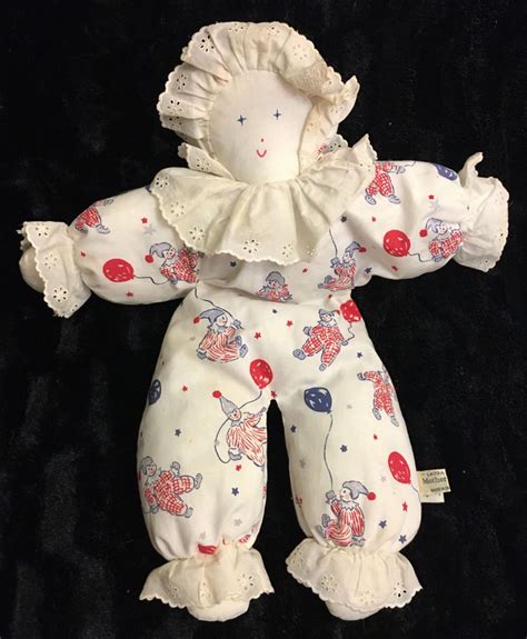 Vintage Laura Ashley Plush Clown Doll Rag Cloth Doll 16” Ebay In 2022 Doll Clothes Clown Dolls