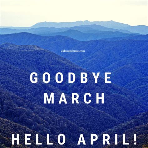 Goodbye March Hello April Hello April Welcome Images March Hello