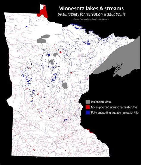 Minnesota Lakes Map Plus 9 More About Minnesotas Waters