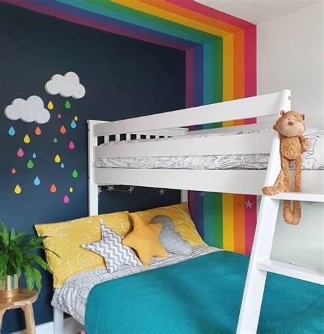 23 Best Rainbow Themed Kids Bedroom Ideas And Inspo Toddler Room