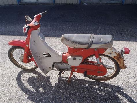 Vintage.1962 honda trail 50 does more… original sales ad.rare! 1965 Honda Cub 50 Step Through Scooter for sale on 2040-motos