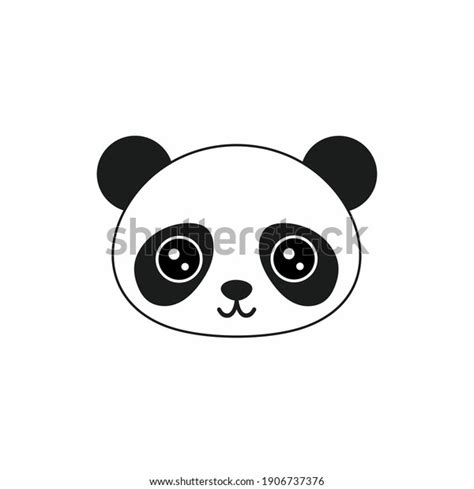 Cute Panda Doodle Style Vector Illustration Stock Vector Royalty Free