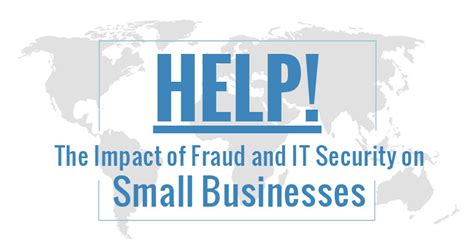 The Impact Of Fraud And It Security On Small Businesses Infographic