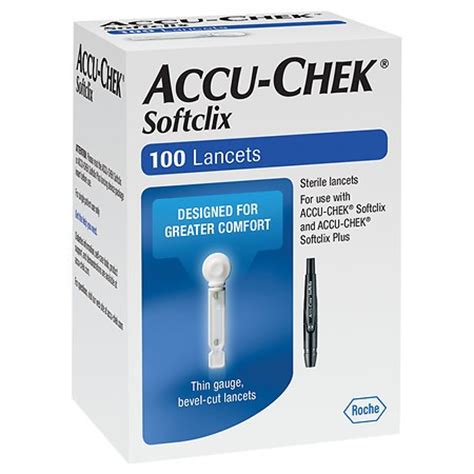 1pcs lancet pen lancing device for diabetics blood collect adjustable depth blood sampling glucose test pen with needles ce. Accu-Chek Softclix Lancets 100's