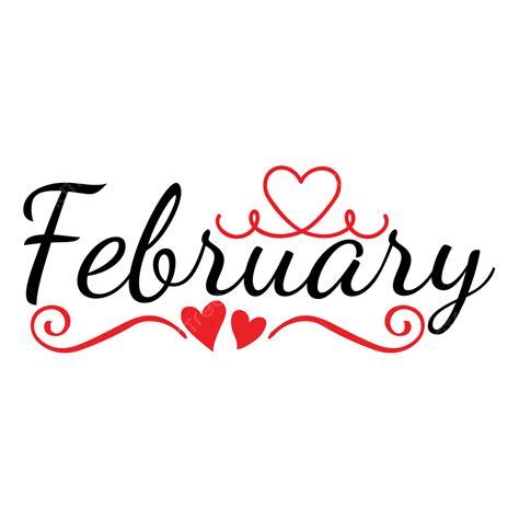 February Month Clipart Transparent Png Hd February Mo