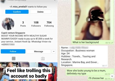 man trolls sugar mummy scammer who offered up to 7k a week singapore news asiaone