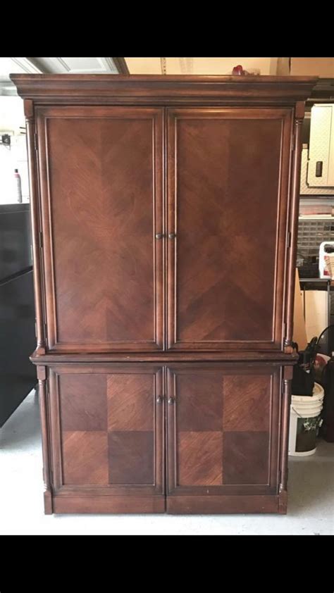 Solid Wood Computer Armoire W File Cabinet For Sale In Temecula Ca