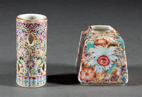 Chinese Famille Rose Porcelain Ink Pot - Jun 27, 2015 | Neal Auction