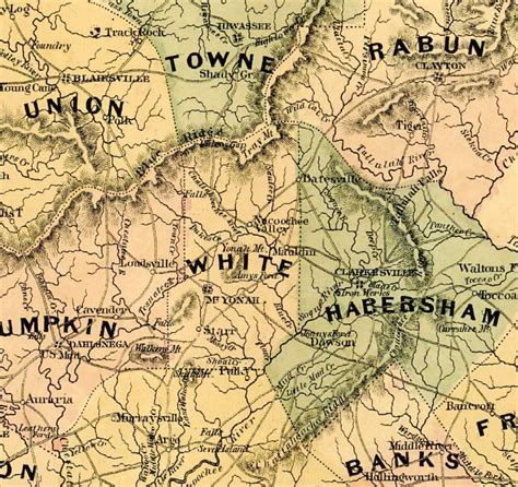 Maps Of White County Ga