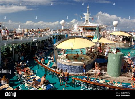 Sun Deck Voyager Of The Seas Royal Caribbean Cruise Line San Juan
