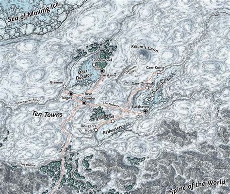 Icewind Dale Maps All Maps From Chapter 1 Ten Towns