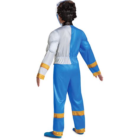 Disguise Licensed Power Ranger Blue Ranger Classic Muscle Kid Boy