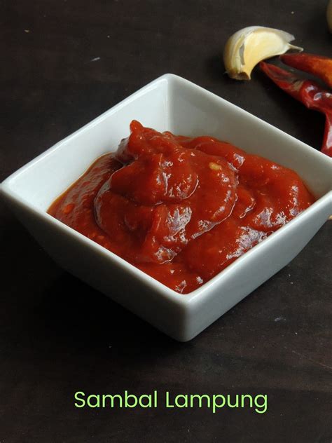 Priyas Versatile Recipes Sambal Lampungindonesian Lampung Chilli Sauce