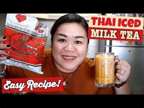 HOW TO MAKE AUTHENTIC THAI ICED MILK TEA CHA YEN EASY RECIPE IRISH AYZ YouTube