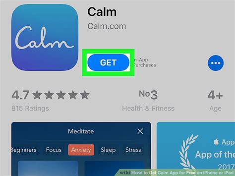 If you haven't yet downloaded the app, here's how to get it use the breathe bubble. How to Get Calm App for Free on iPhone or iPad: 9 Steps