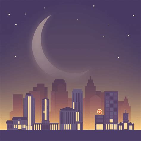 City Nightscape  Animation On Behance