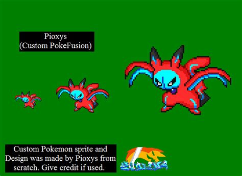 Custom Pokemon Sprite Pioxys By Pioxys On Deviantart