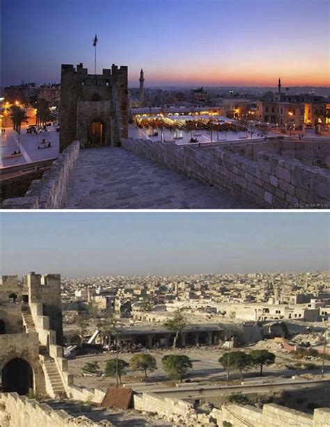 Photo Comparison Aleppo City Before And After Arab Springsouth Front