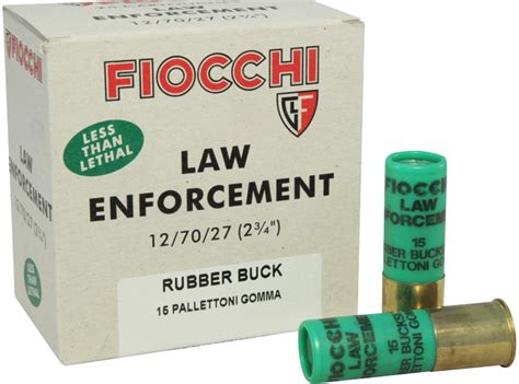 Fiocchi Rubber Buckshot Gr Schrotpatronen Munition Arms Com