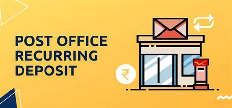 Post Office Recurring Deposit Interest Rate Post Office Rd