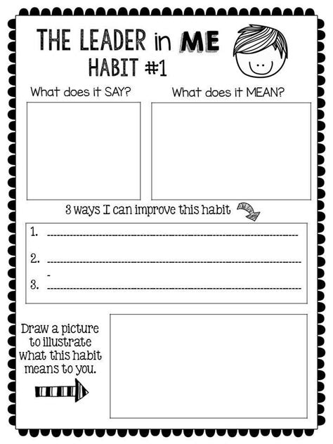7 Habits Worksheet Pdf the Leader In Me the 7 Habits Of Happy Kids ...