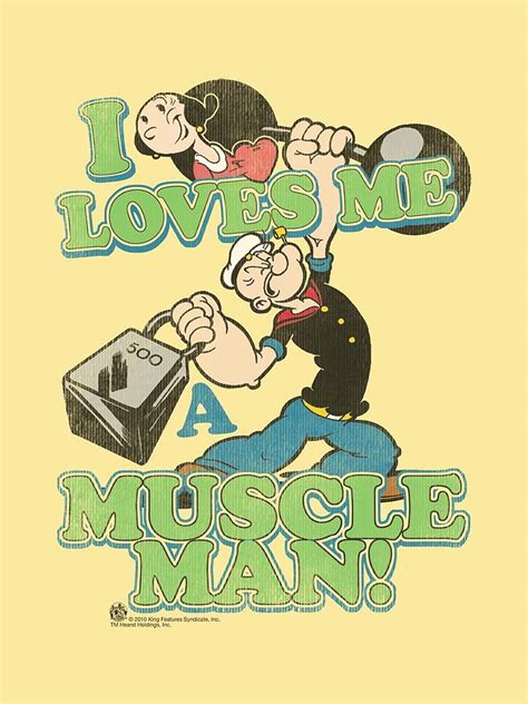 Popeye Muscle Man Digital Art By Brand A
