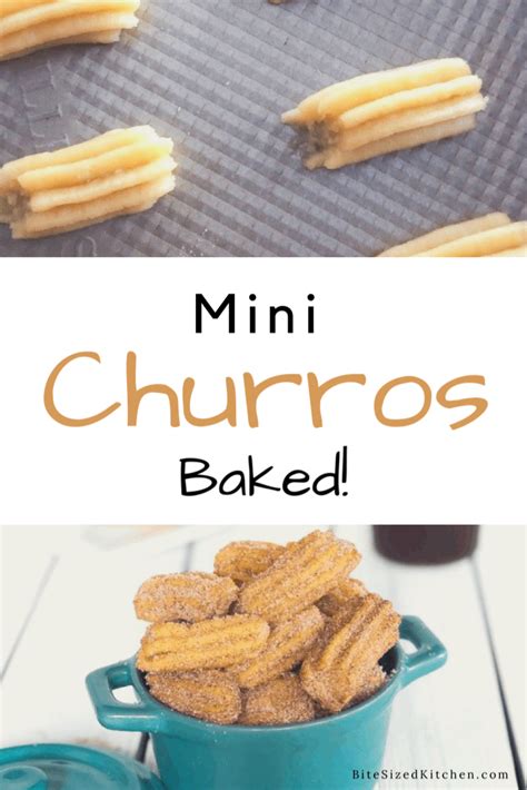 Baked Mini Churro Bites W Quick Chocolate Sauce Recipe Easy