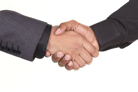 African American Businessmen Shaking Hands Stock Photo Image Of Hands