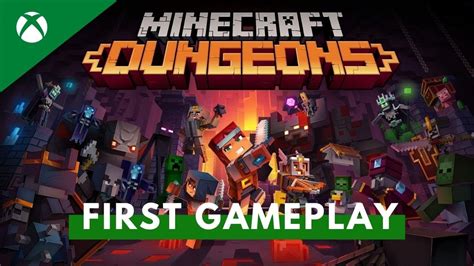 Minecraft Dungeons First Gameplay Xbox One Youtube