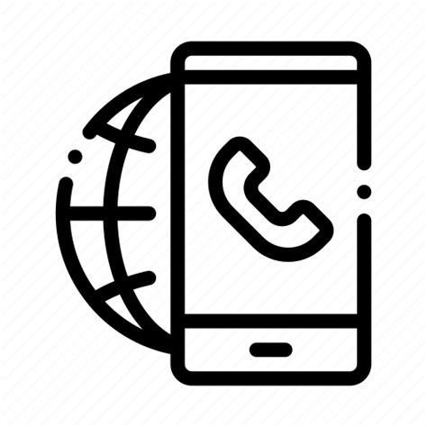 Calling Connection Internet Smartphone System Voip Icon Download