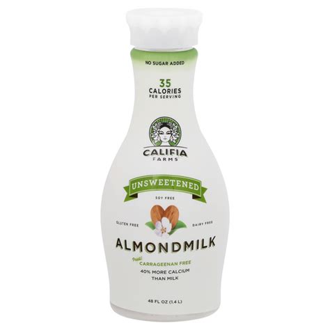 Shop for almond milk in milk. Save on Califia Farms Almond Milk Unsweetened Order Online ...