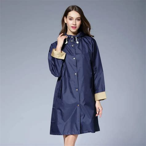 Cloak Long Thin Raincoat Women Waterproof Light Rain Coat Ponchos