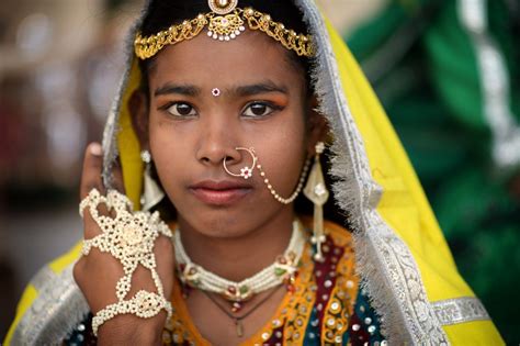 beautiful tribal girl in pushkar india dietmar temps photography