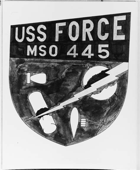 Nh 64815 Kn Insignia Uss Force Mso 445