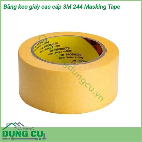băng keo giấy cao cấp 3m 244 masking tape