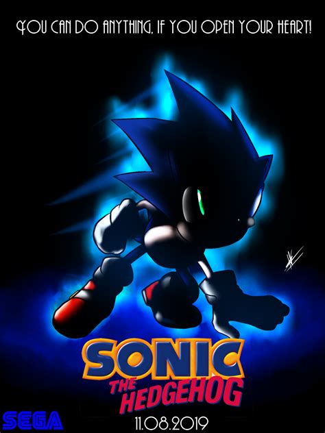 Fixed Sonic The Hedgehog Movie Teaser Poster By Kaiserkleylson On