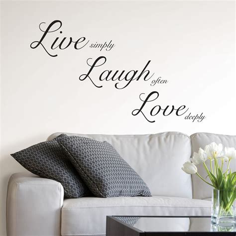 Wallpops Live Laugh Love Wall Decal And Reviews Wayfair