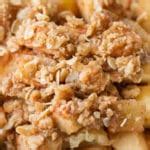 Old Fashioned Easy Apple Crisp The Chunky Chef