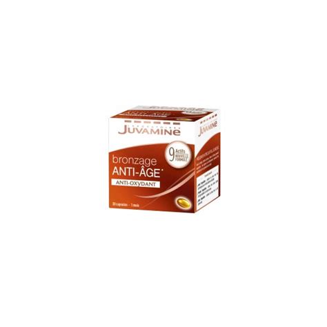 Juvamine Bronzage Sublime Anti Âge 30 Capsules Docmorris France