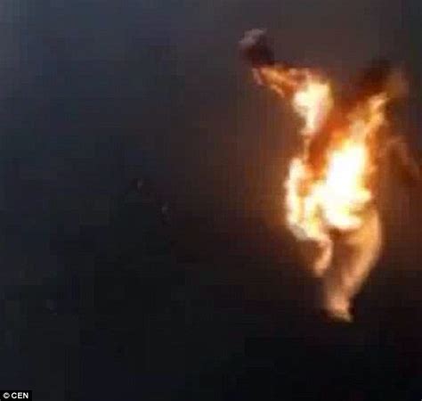 Teenagers Set Themselves On Fire Then Jump Into A River From A Ft
