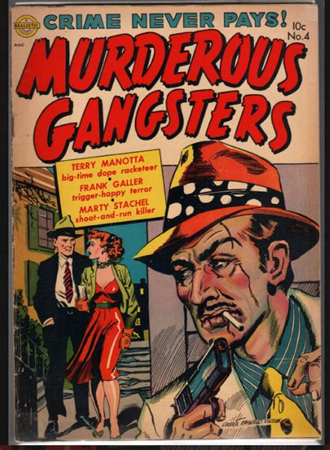 Murderous Gangsters 4june 1952everett Raymond Kinstler Ca Comic