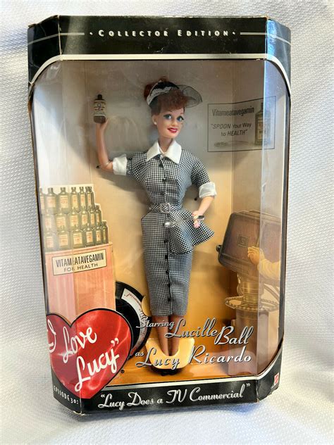 1997 i love lucy ep 30 lucy does a tv commercial collectors edition barbie nib everything else