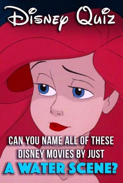 Disney Quiz Can You Name All Of These Disney Movies By Just A Water